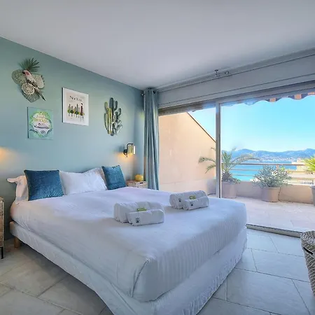 Immogroom - Panoramic Sea View - Terrace - 1 Min From The - Parking Apartment