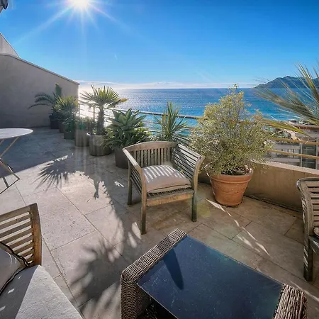 Immogroom - Panoramic Sea View - Terrace - 1 Min From The - Parking Apartment